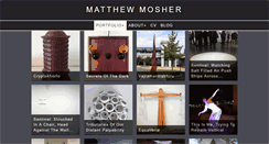 Desktop Screenshot of matthewmosher.us